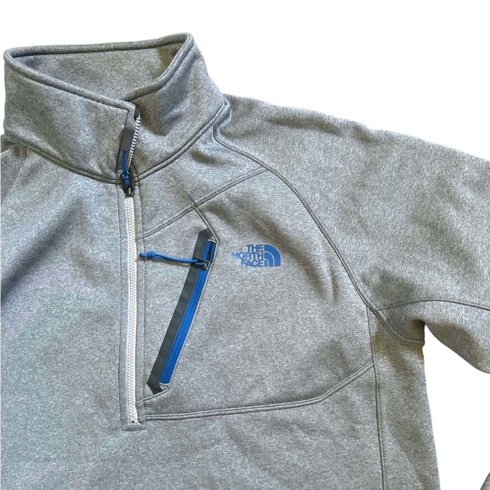 The North Face Men's Medium Grey Heather Sweater Fleece Jacket